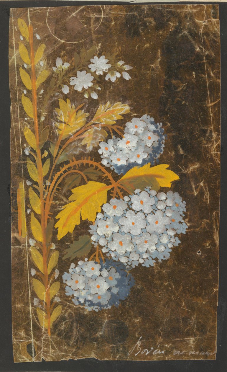 Conception pour une bordure brodée - Unknown artist