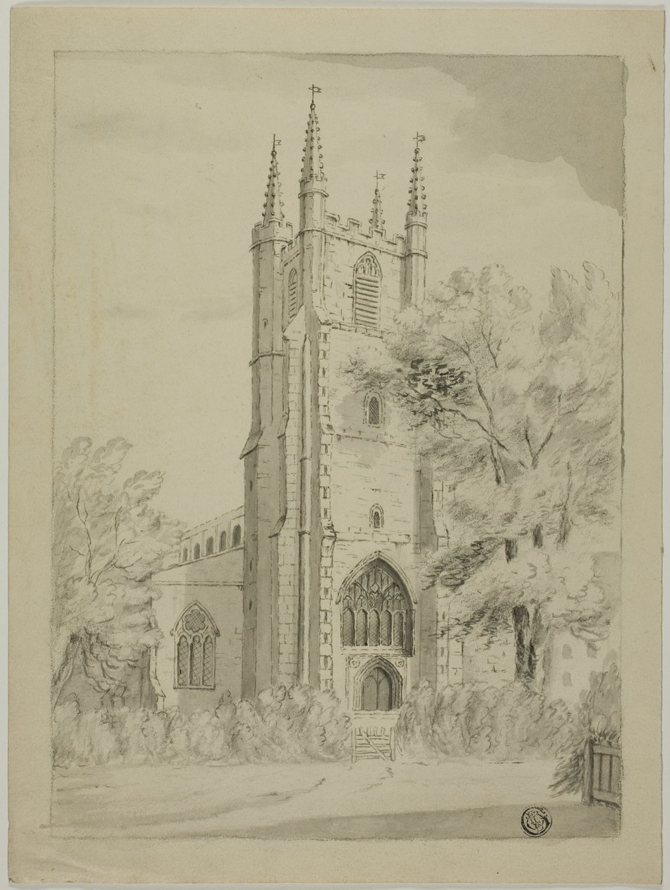 Église de campagne anglaise - Unknown artist