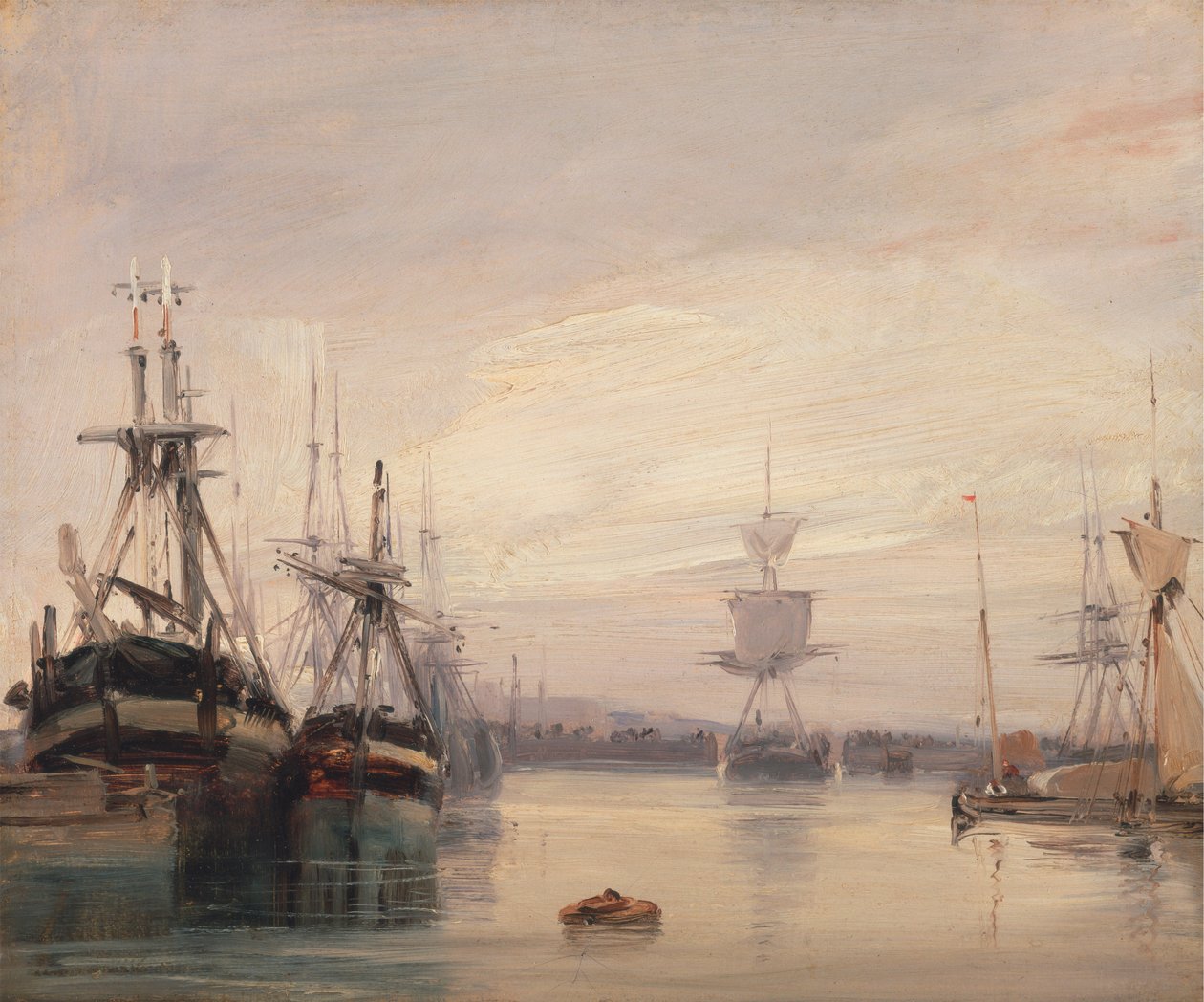 Scène de port français - Unknown artist