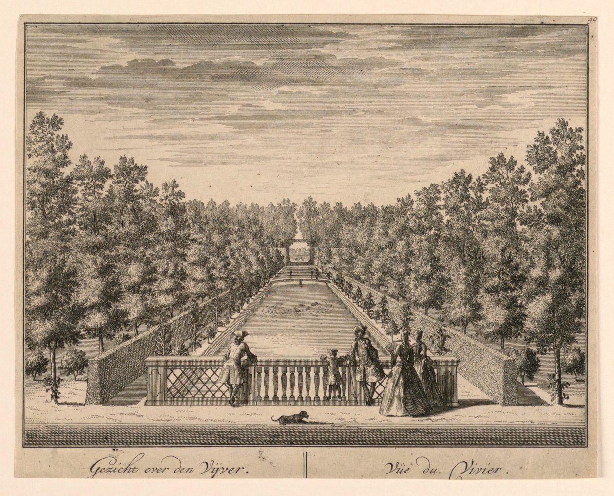 Vue du Vivier - Unknown artist