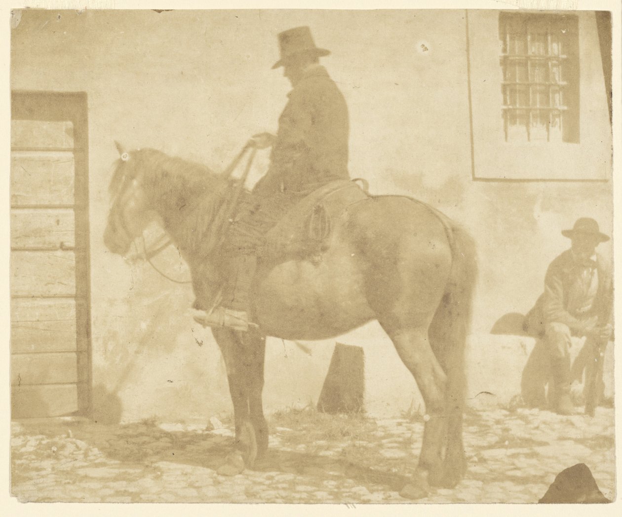 [Homme à cheval] - Unknown artist