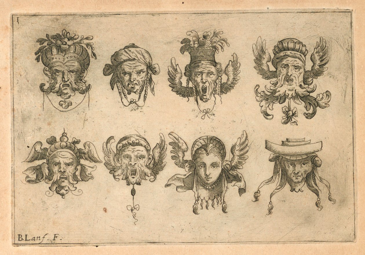 Mascarons - Unknown artist
