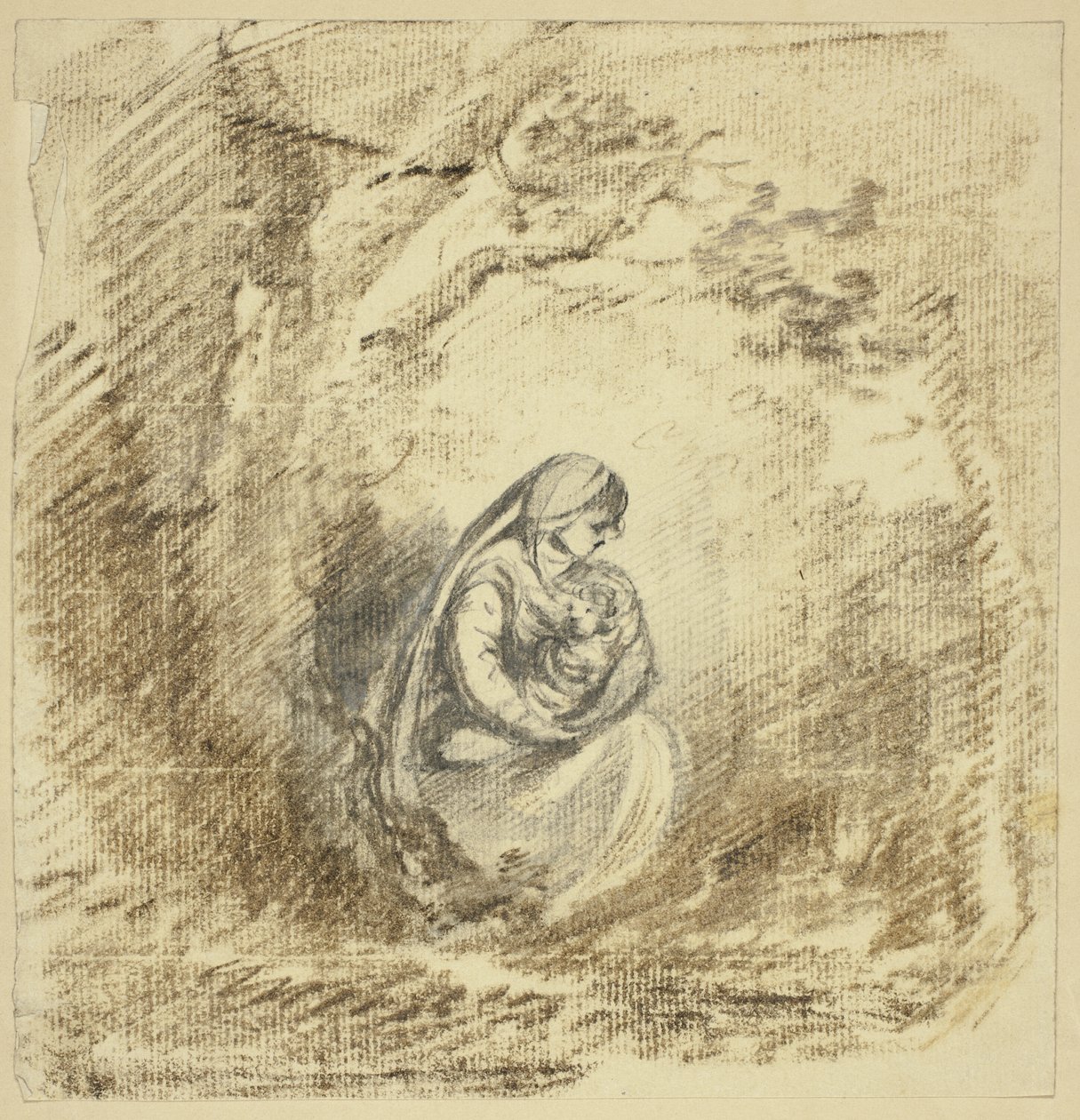Mère et enfant - Unknown artist