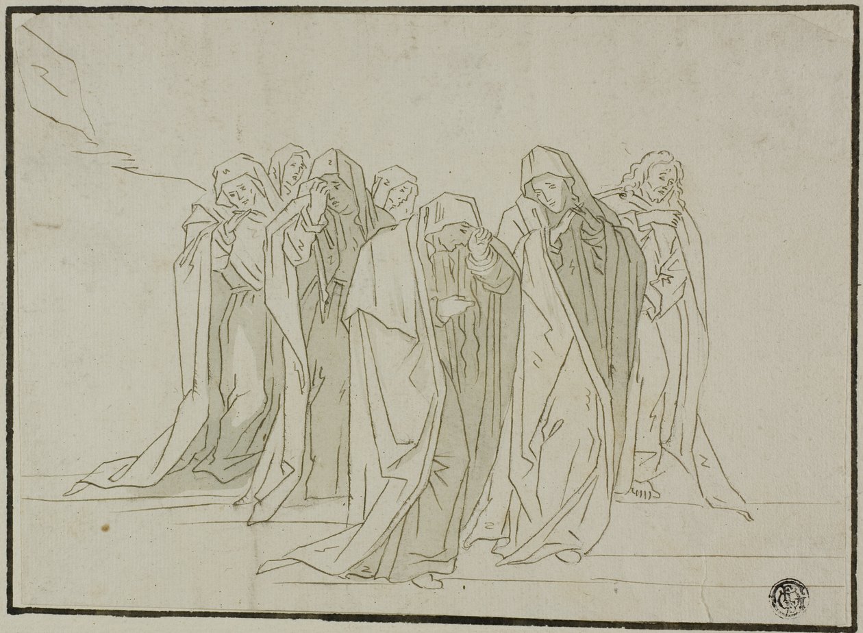 Figures en Deuil - Unknown artist