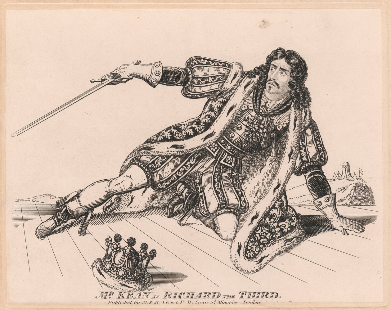 M. Kean en Richard III - Unknown artist