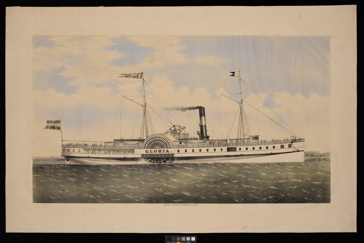 Bateau à aubes Gloria - Unknown artist