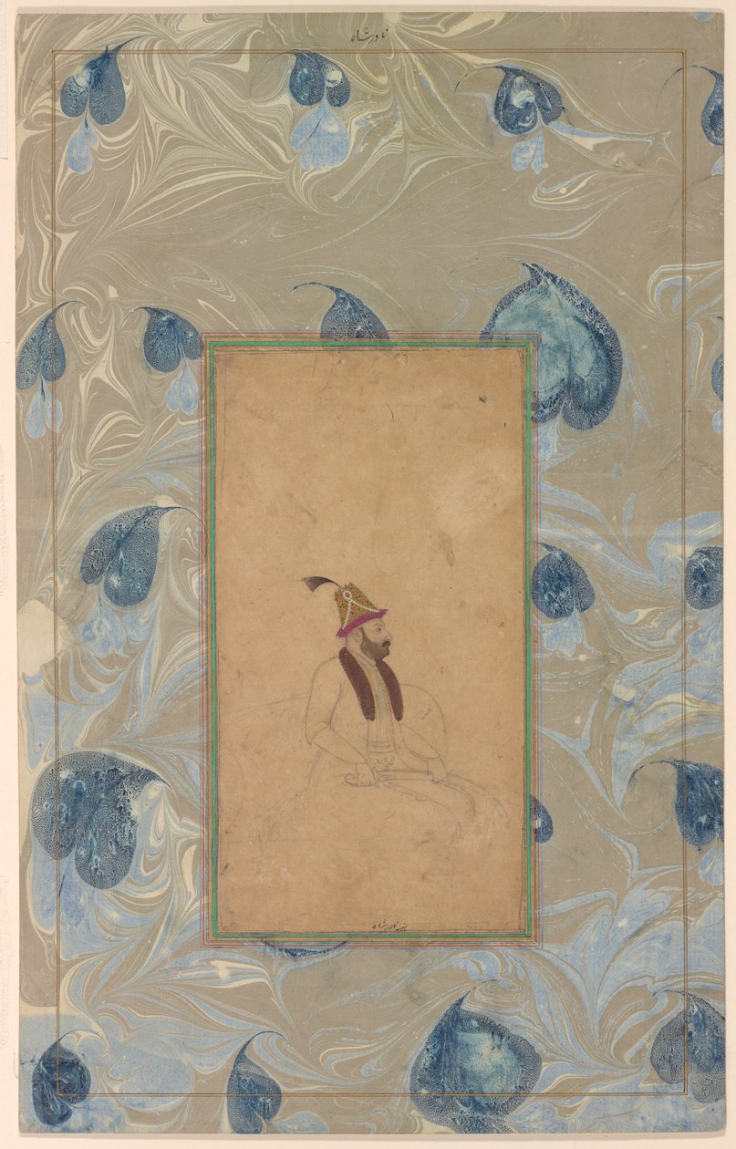 Portrait de Nadir Shah - Unknown artist