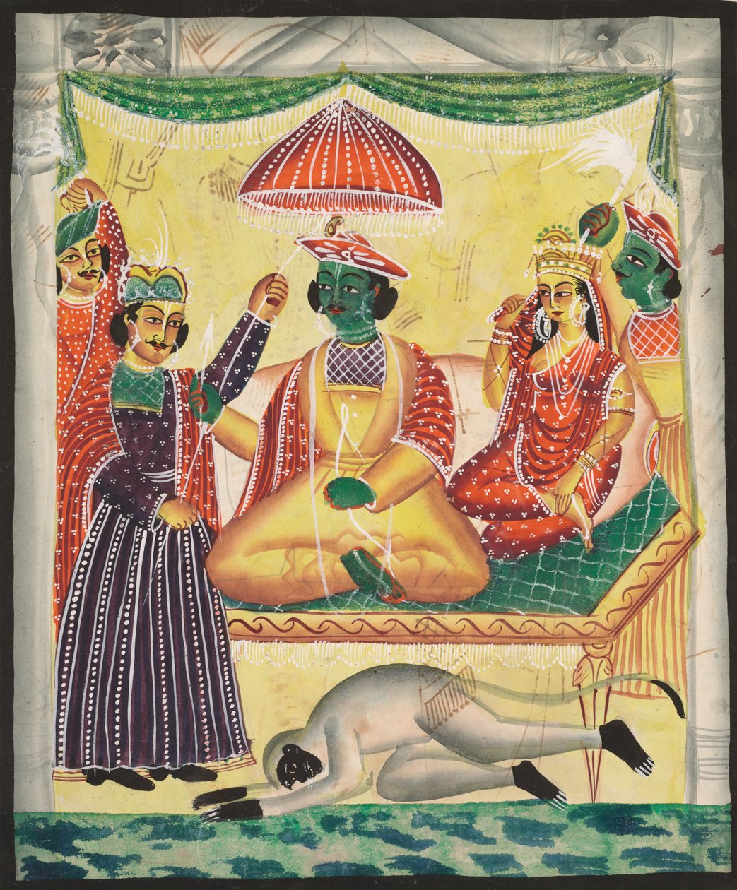 Rama et Sita (recto) - Unknown artist