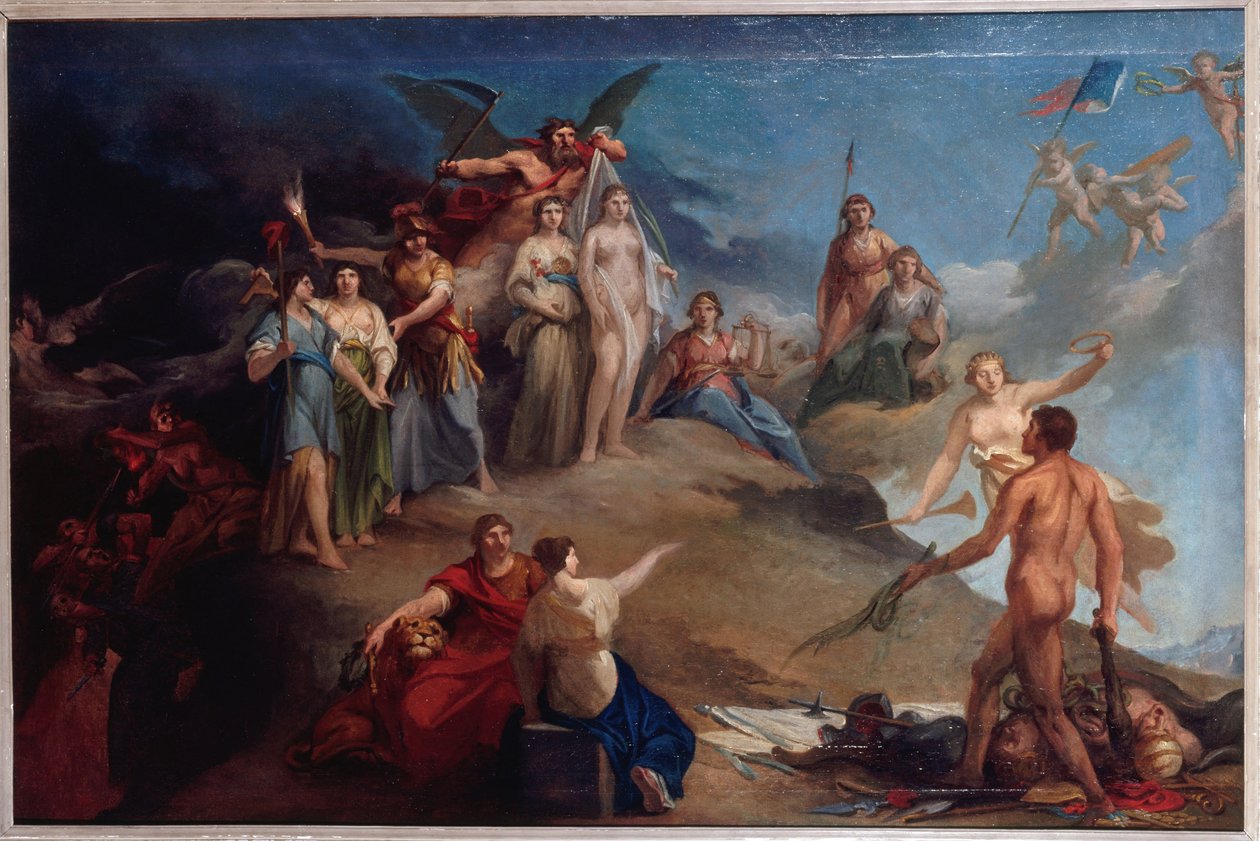 Allégorie révolutionnaire, vers 1790 (huile) - Unknown artist