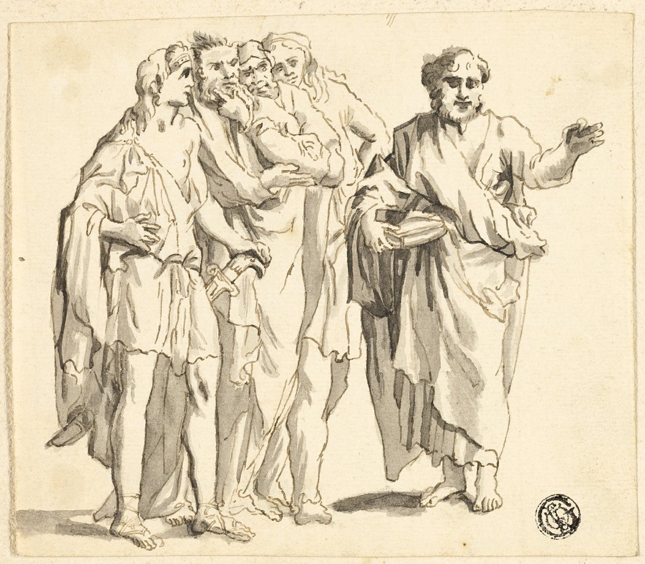 Saint Paul prêchant - Unknown artist