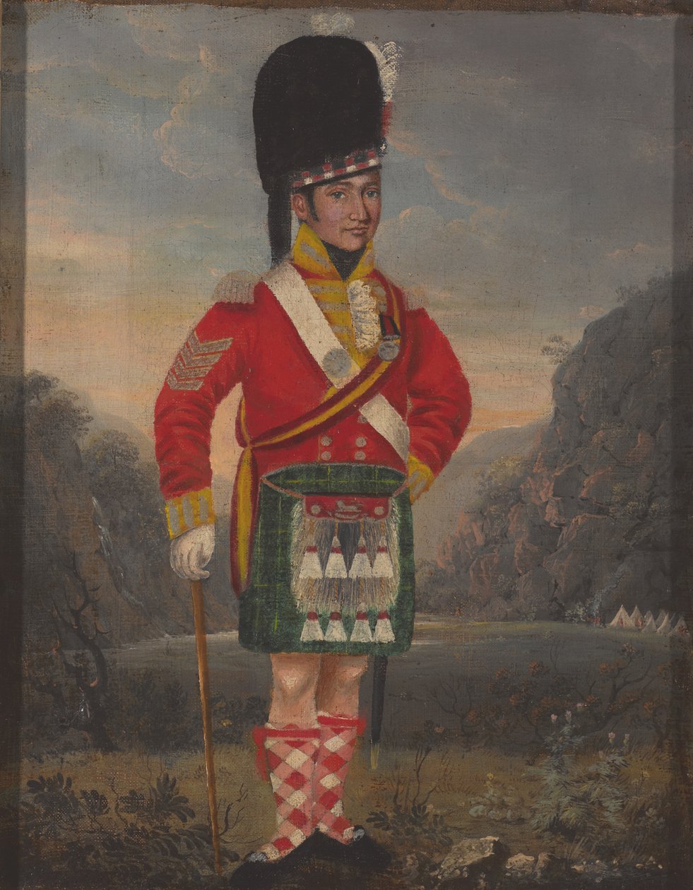 Sergent, 92e Highlanders, vers 1816 - Unknown artist