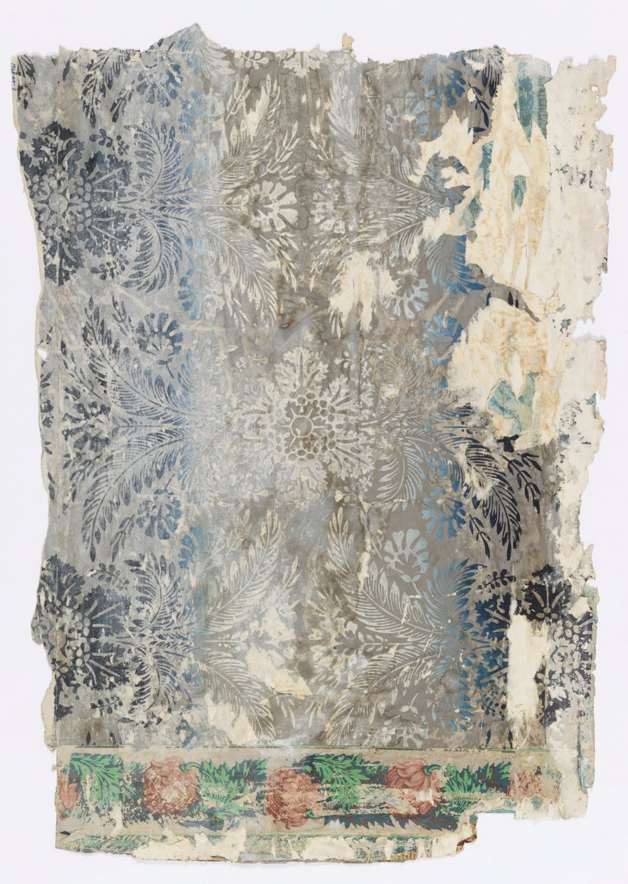 Mur et bordure - Unknown artist