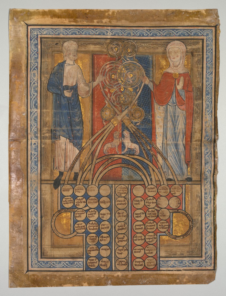 Feuille unique : Table de consanguinité - Unknown artist
