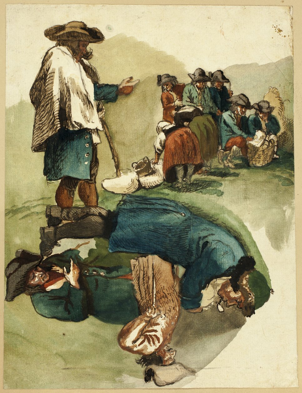 Esquisses de voyageurs - Unknown artist