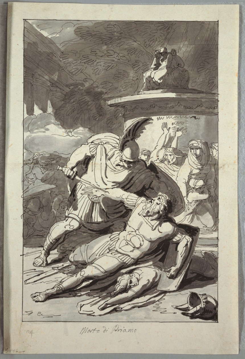 La Mort de Priam - Unknown artist