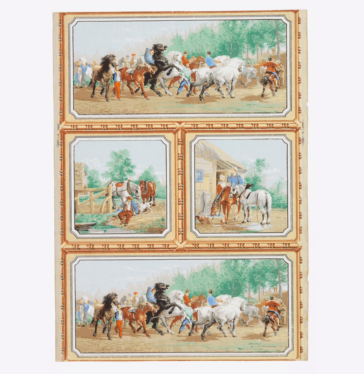 La foire aux chevaux - Unknown artist