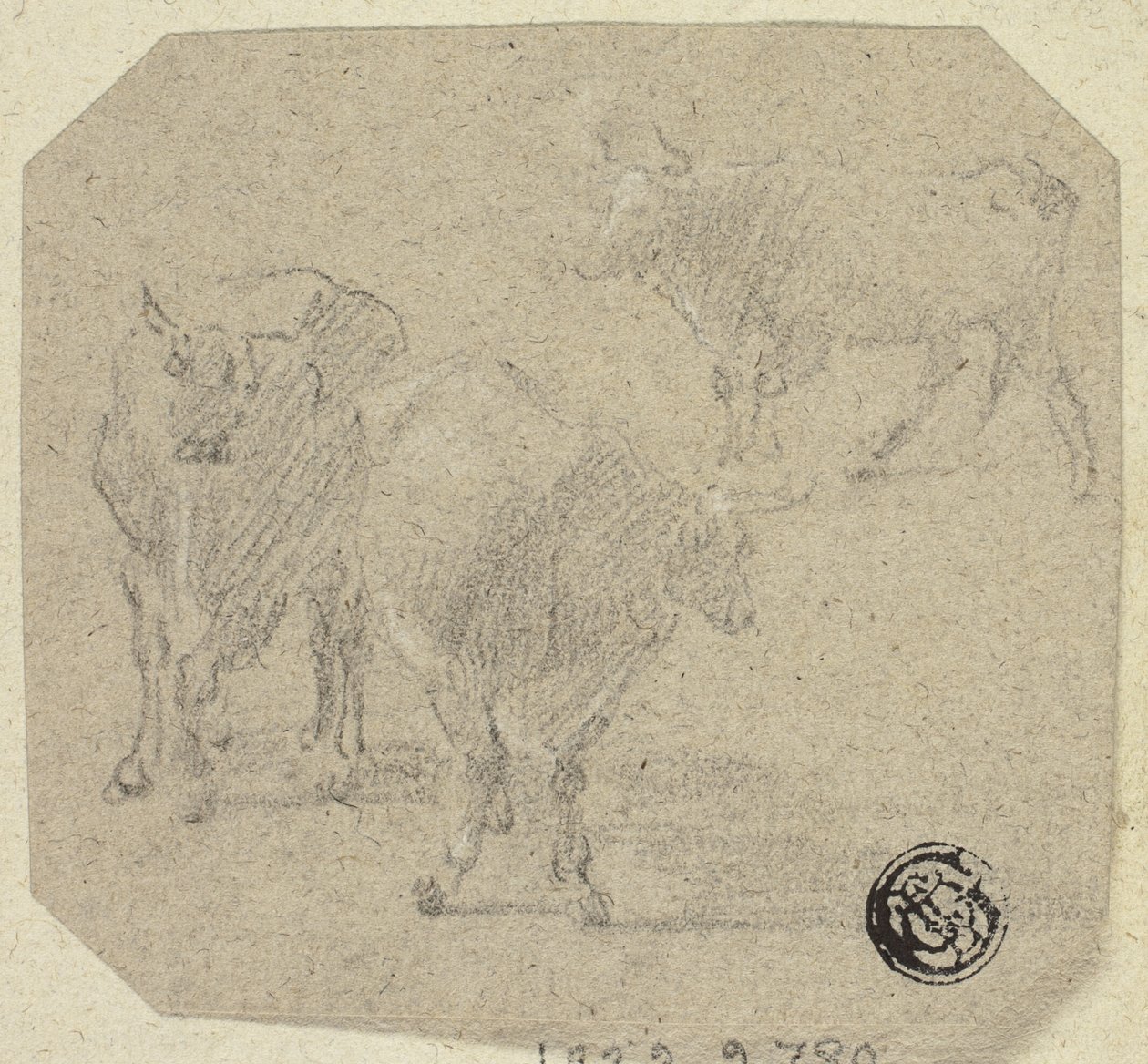 Trois vaches - Unknown artist