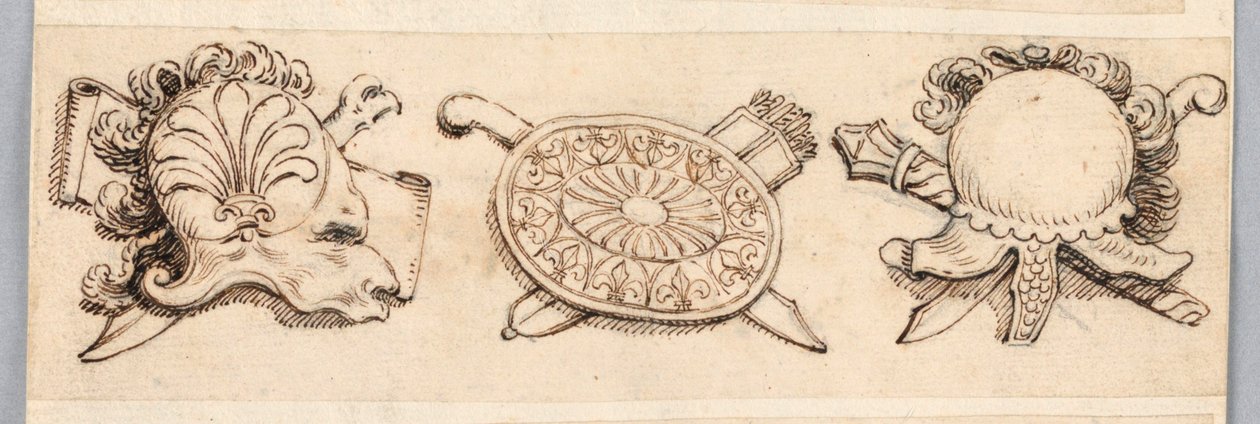 Trois trophées - Unknown artist
