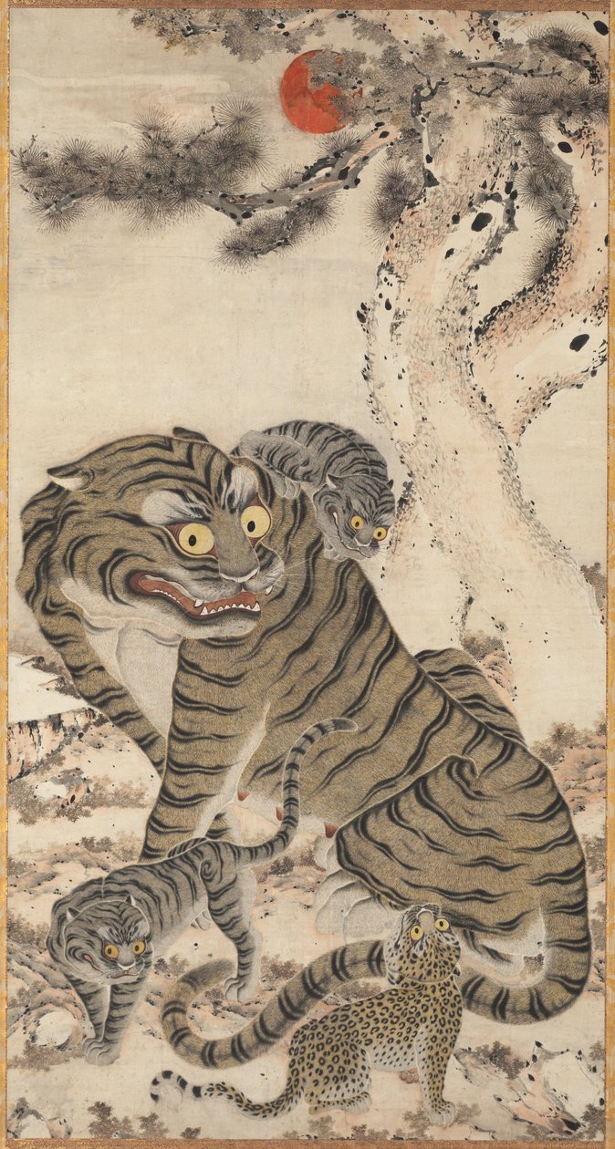 Famille de tigres - Unknown artist