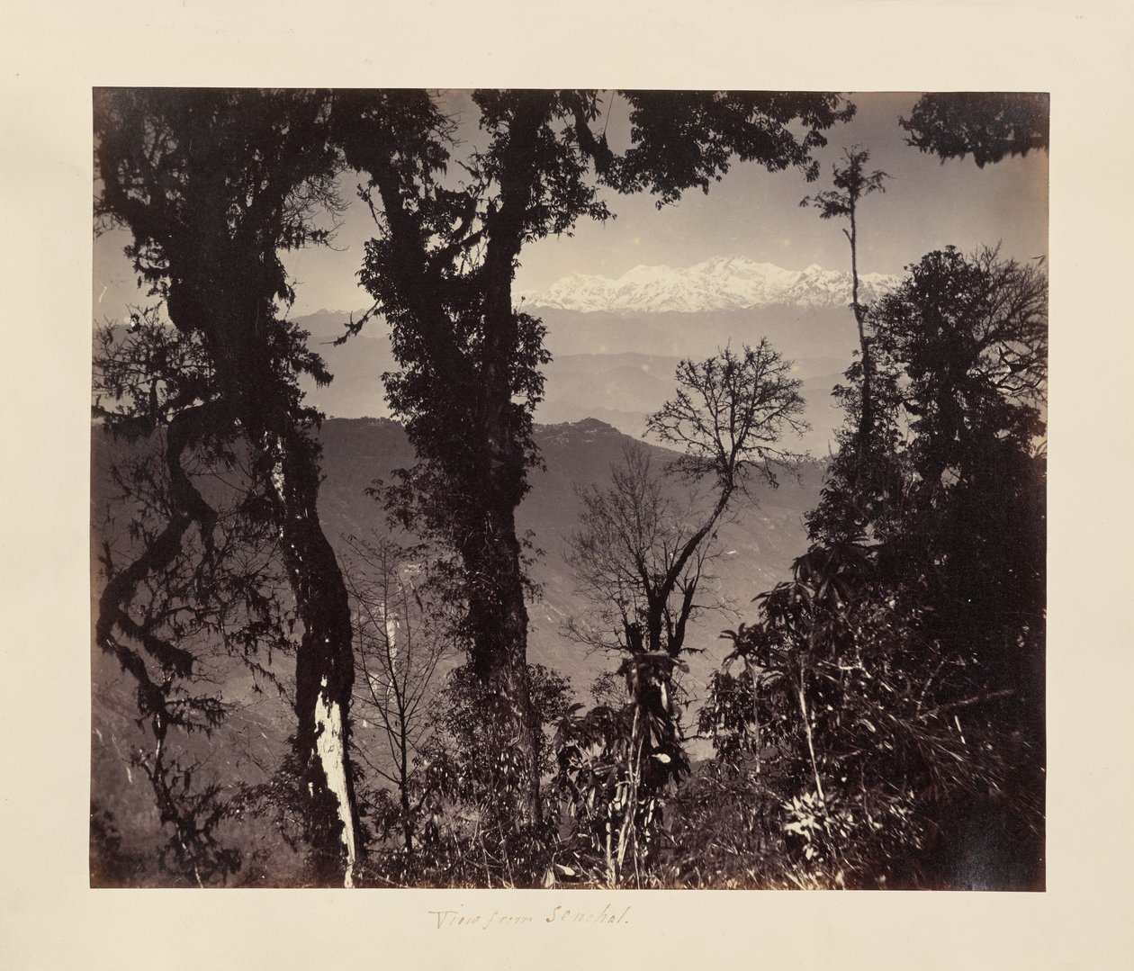 Vue de Senchal - Unknown artist