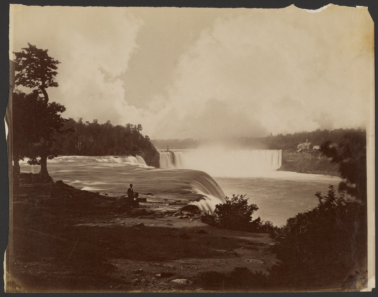[Vue des chutes du Niagara] - Unknown artist