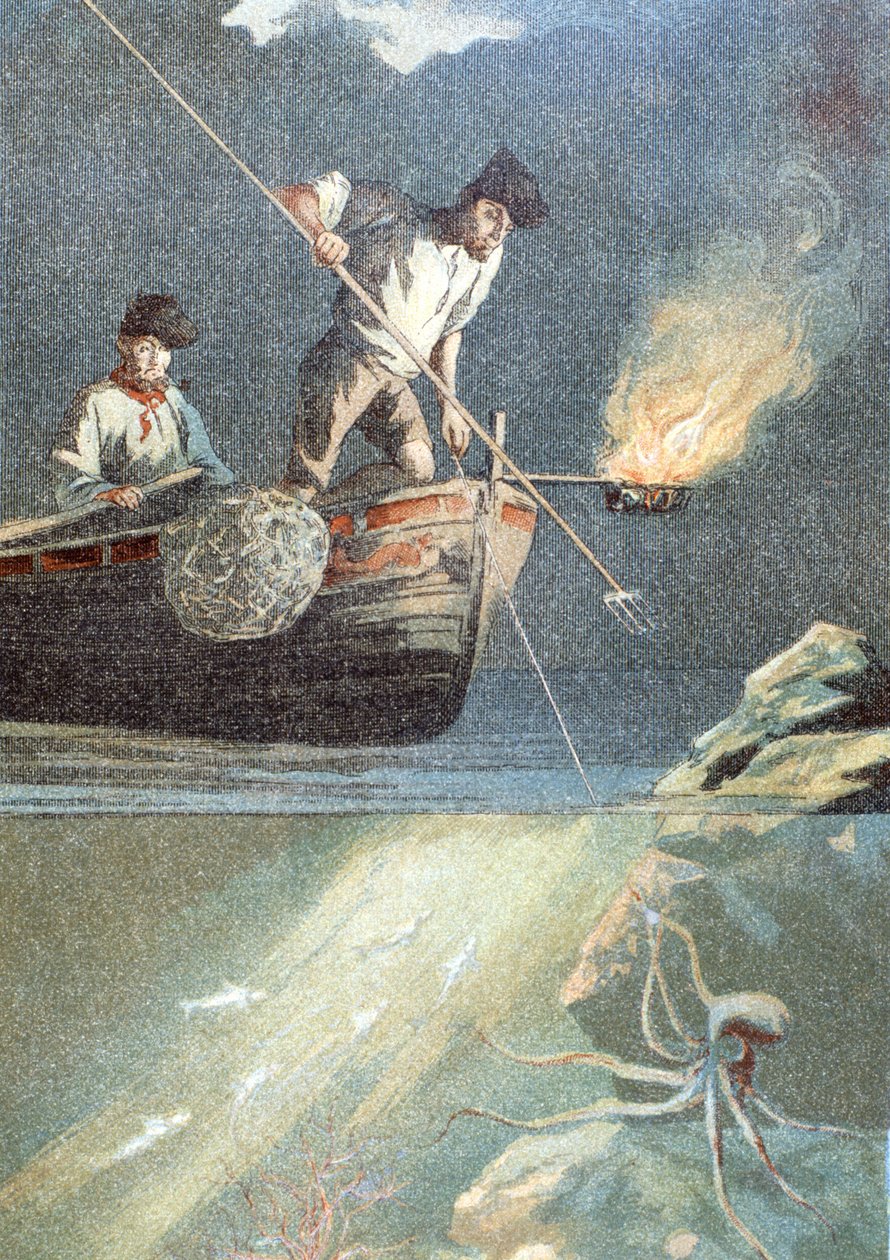 Pêche au poulpe - Unknown artist