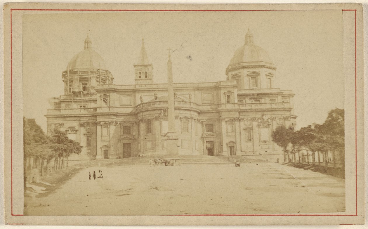 S. Maria Maggiore [Vue arrière]. - Unknown artist/maker