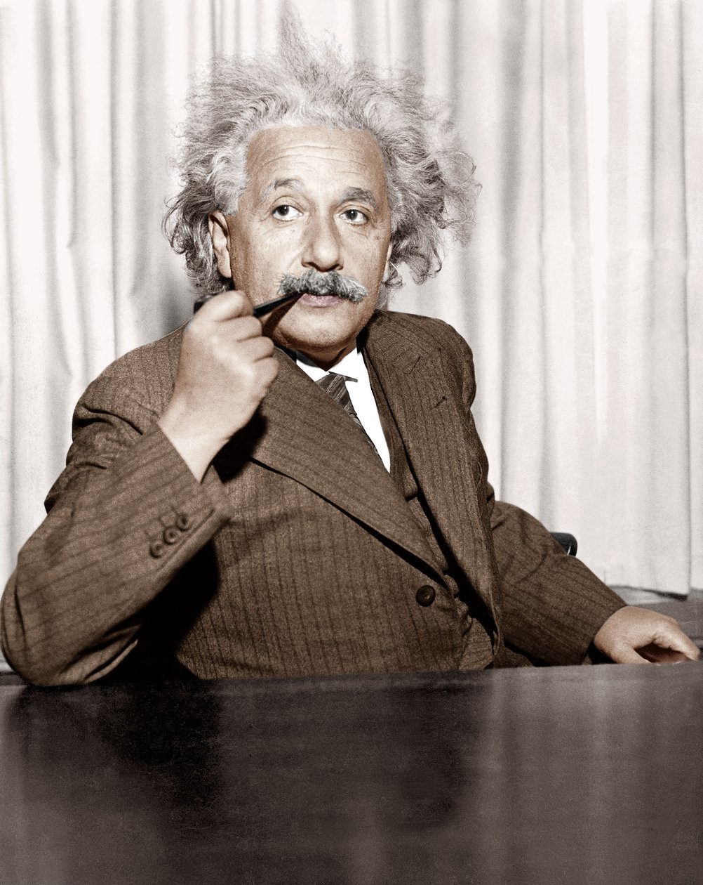 Albert Einstein à Princeton, USA - Unknown photographer