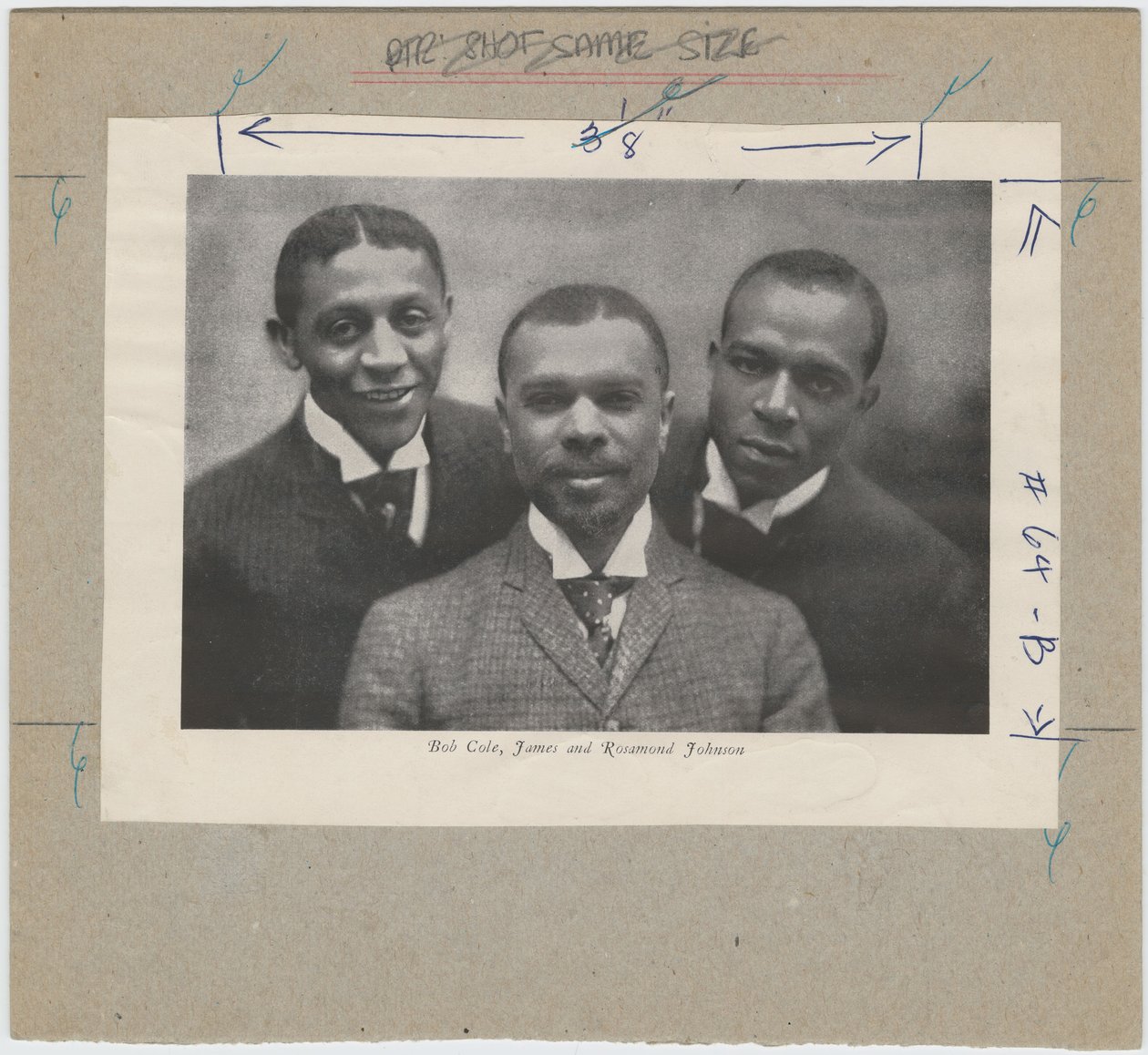 Cole, Johnson et Johnson - Unknown photographer