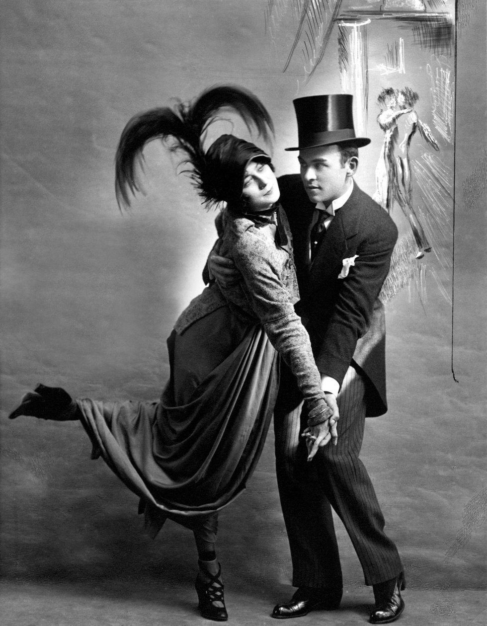 Couple dansant. Photographie vers 1918. - Unknown photographer