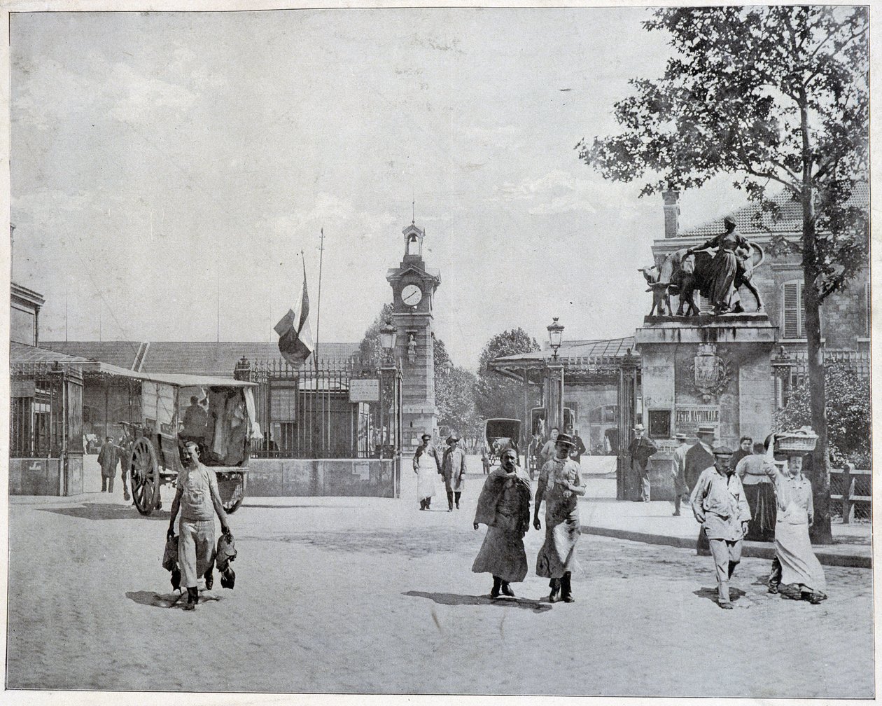 Entrée des abattoirs de la Villette - Unknown photographer