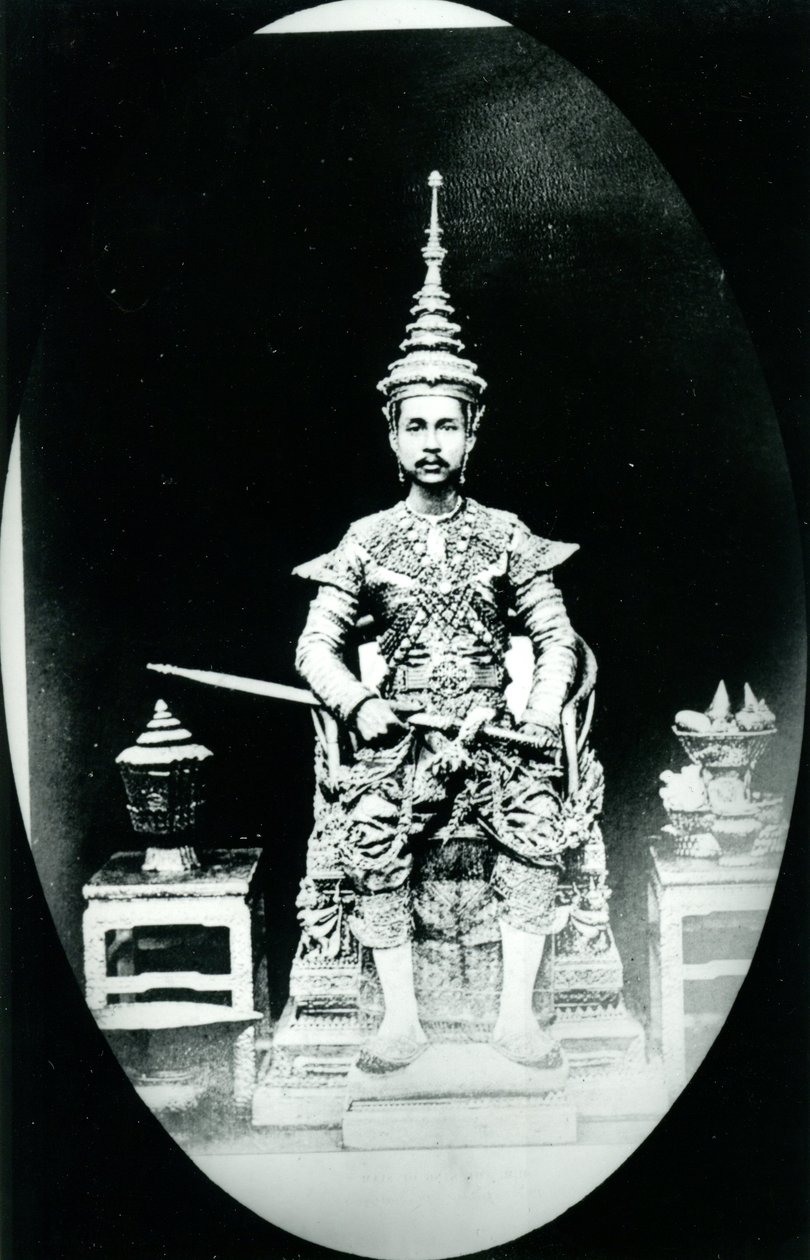 Le roi Chulalongkorn, c.1880 (photo n/b) - Unknown photographer