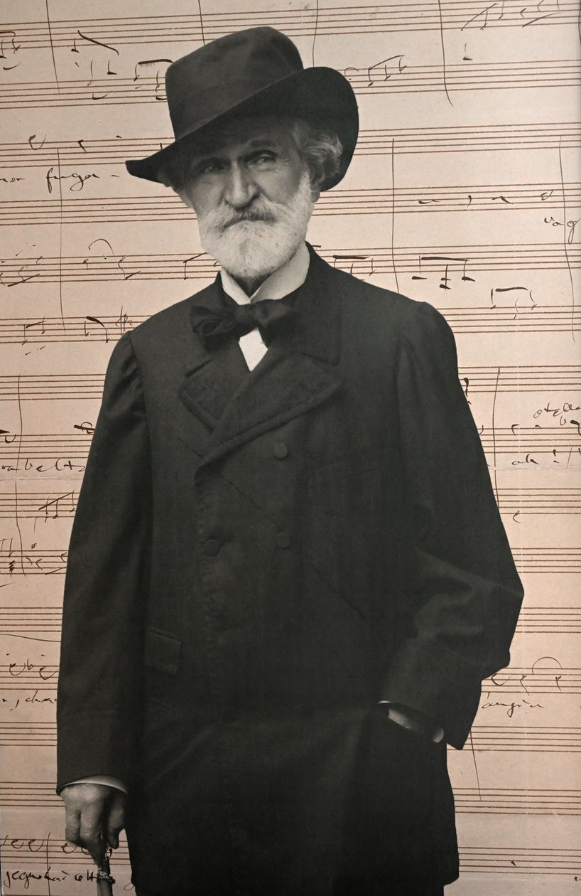 Portrait de Giuseppe Verdi (photo) - Unknown photographer