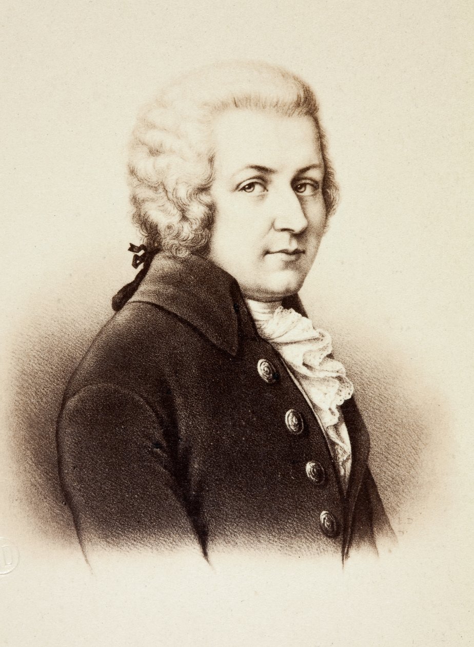 Portrait de Wolfgang Amadeus Mozart - Unknown photographer