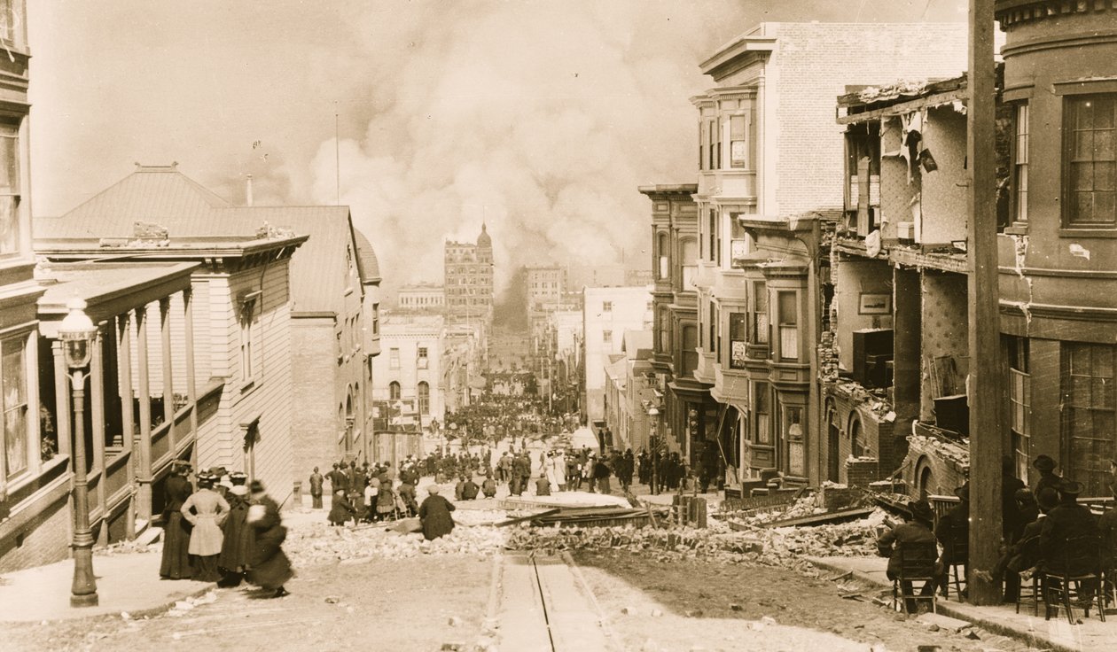 Tremblement de terre et incendie de San Francisco - Unknown photographer