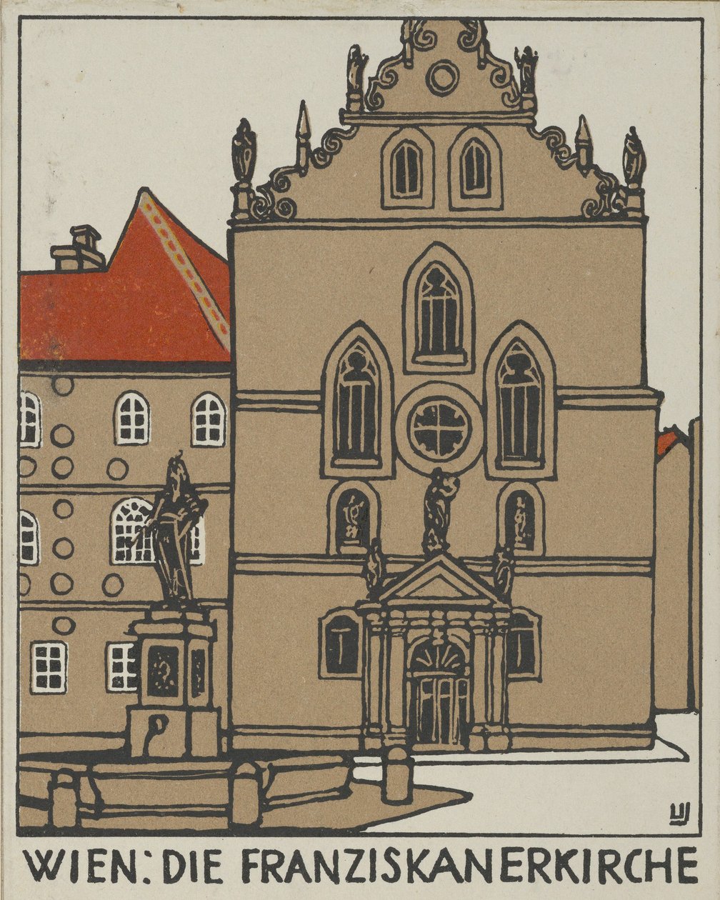 Vienne : Église des Franciscains Wien : Die Franziskanerkirche, 1908 - Urban Janke