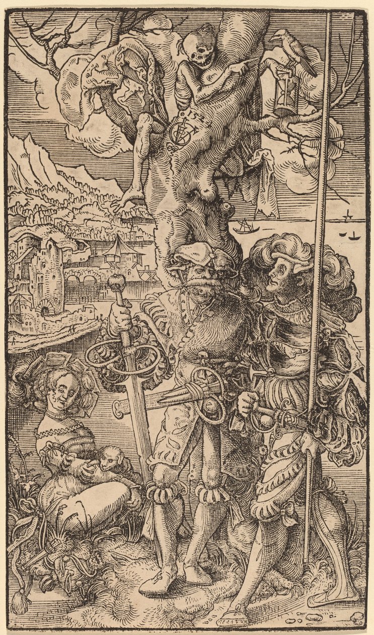 Deux mercenaires et une femme - Urs Graf I