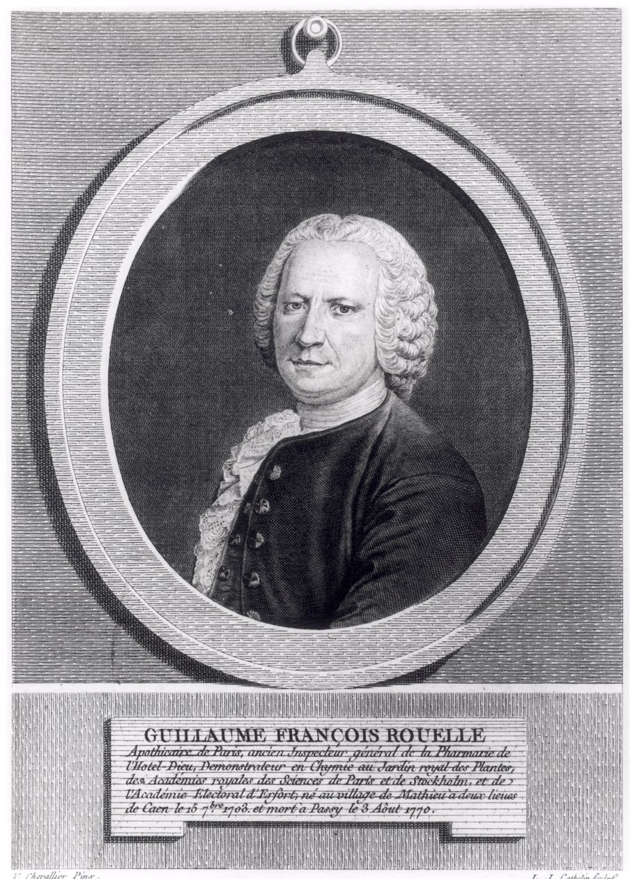 Guillaume François Rouelle (1703-70) gravé par Louis Jacques Cathelin (1738-1804) - V. Chevallier