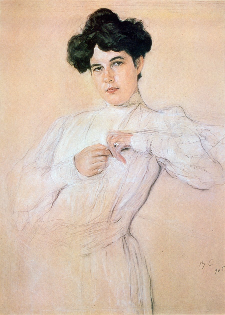 Portrait de Maria Botkina - Valentin Serov