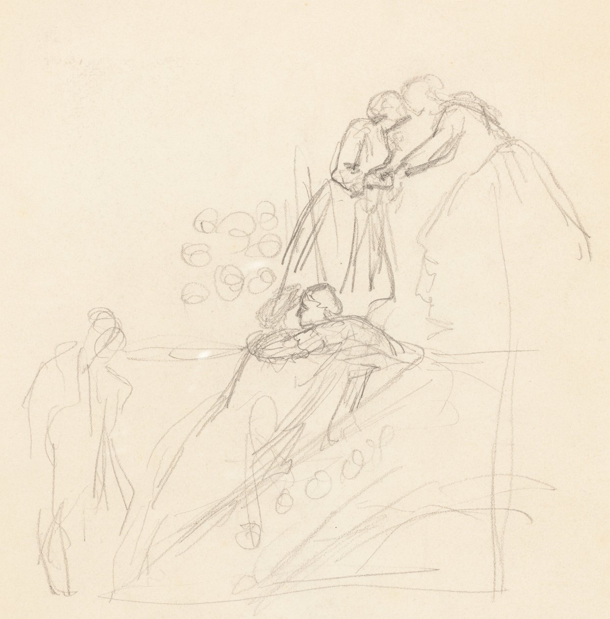 Études de figures [verso] - Valentine Cameron Prinsep