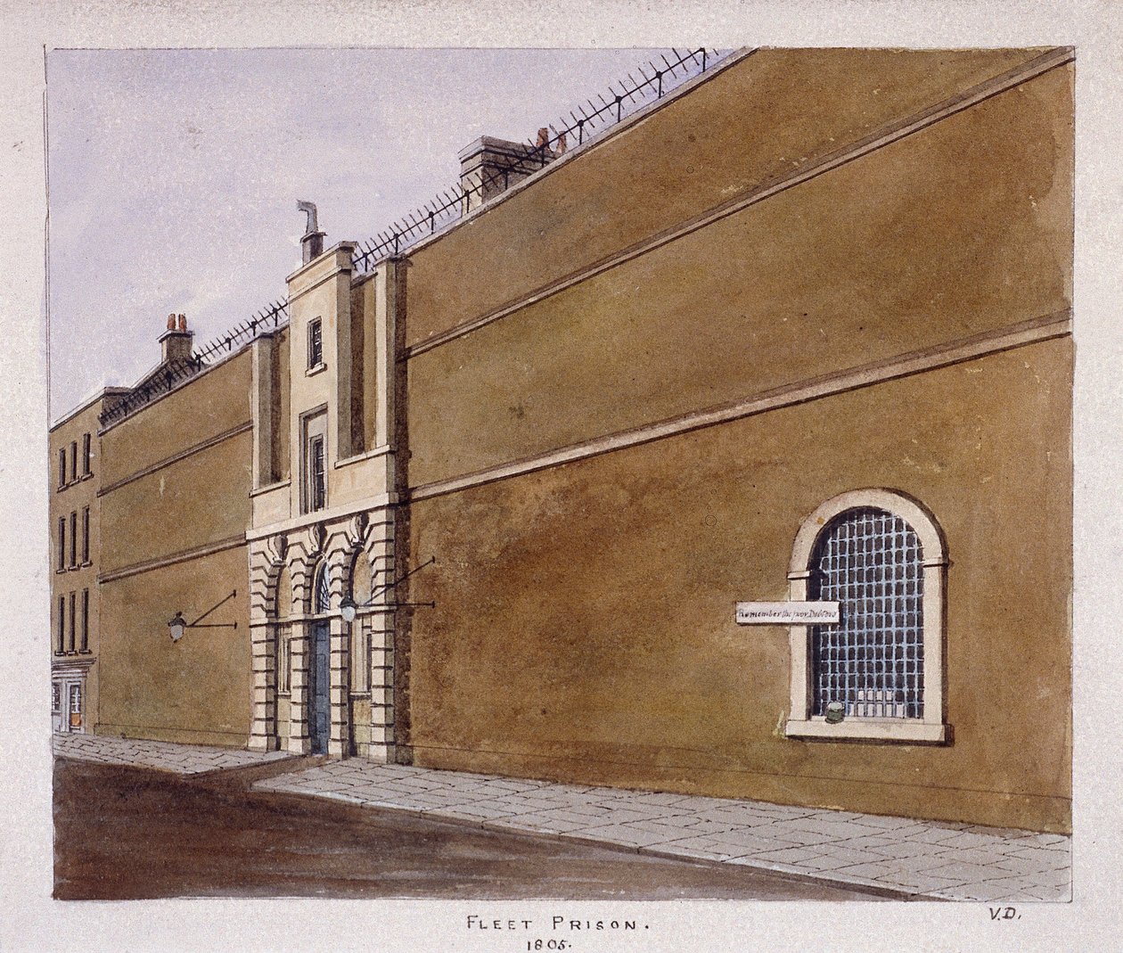 Prison de la flotte, Londres - Valentine Davis