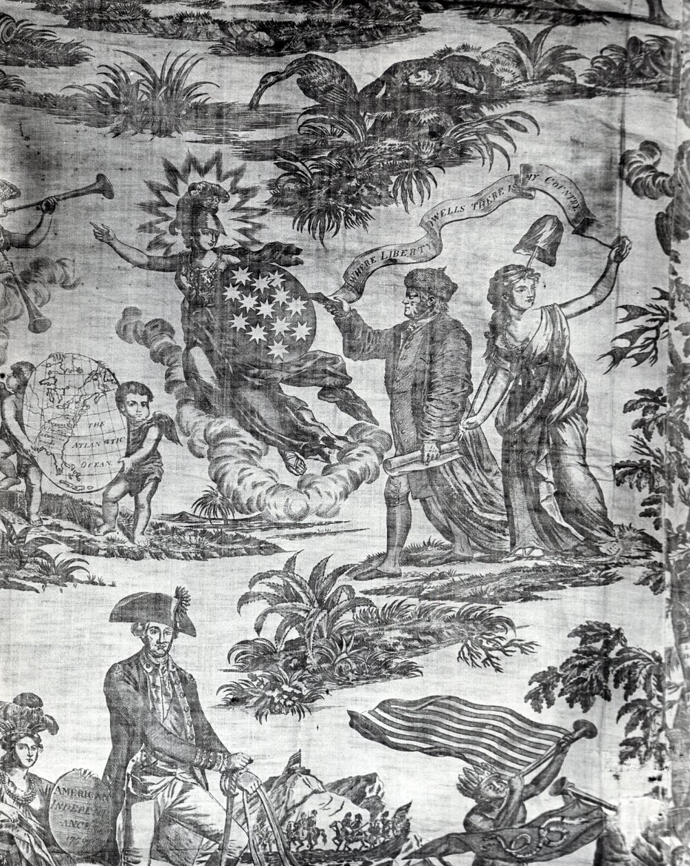 Apothéose de Franklin (Tissu d