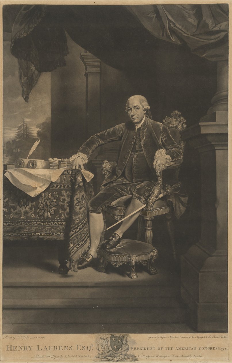 Henry Laurens, 1782 - Valentine Green