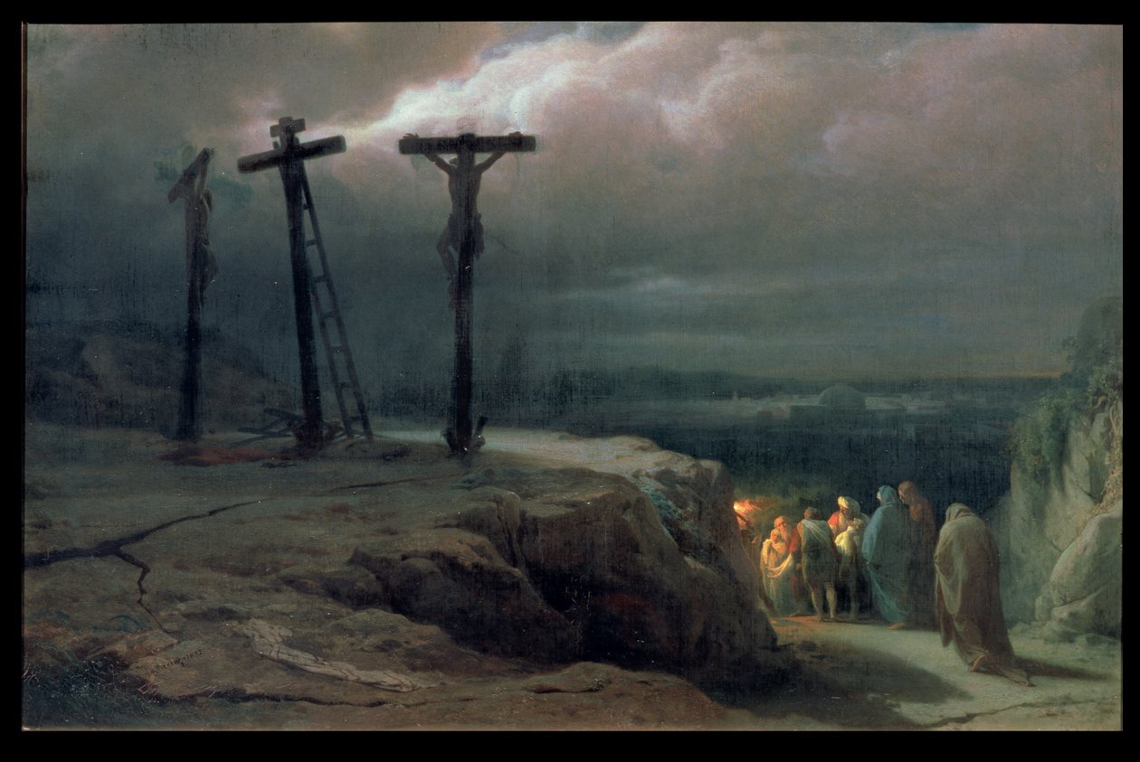 Nuit au Golgotha, 1869 - Vasili Vasilievich Vereshchagin