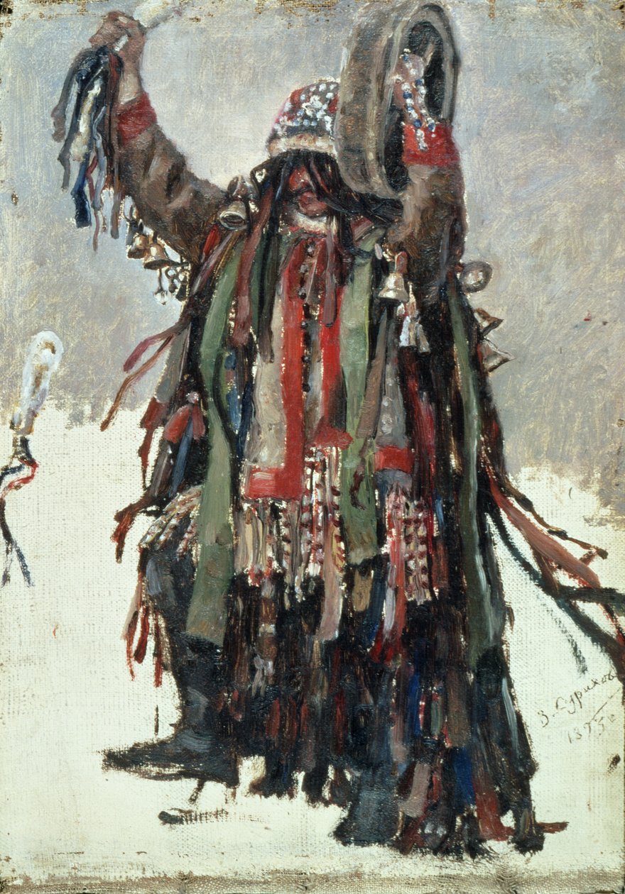 Un chaman, esquisse pour 