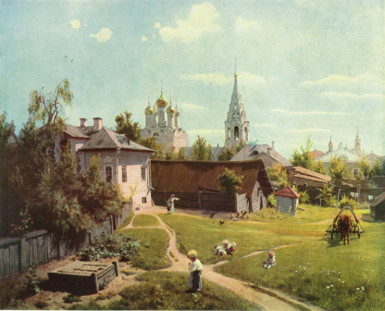 Cour de Moscou, 1878, 1965 - Vasilij Dmitrievic Polenov