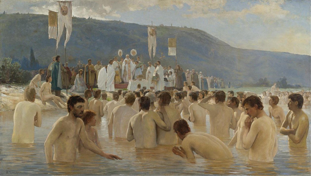 Le Baptême de la Russie, 1887 - Vasily Ivanovich Navozov