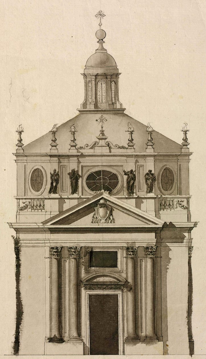 Façade principale du Sagrario de la Cathédrale de Jaén (Espagne) - Ventura Rodríguez