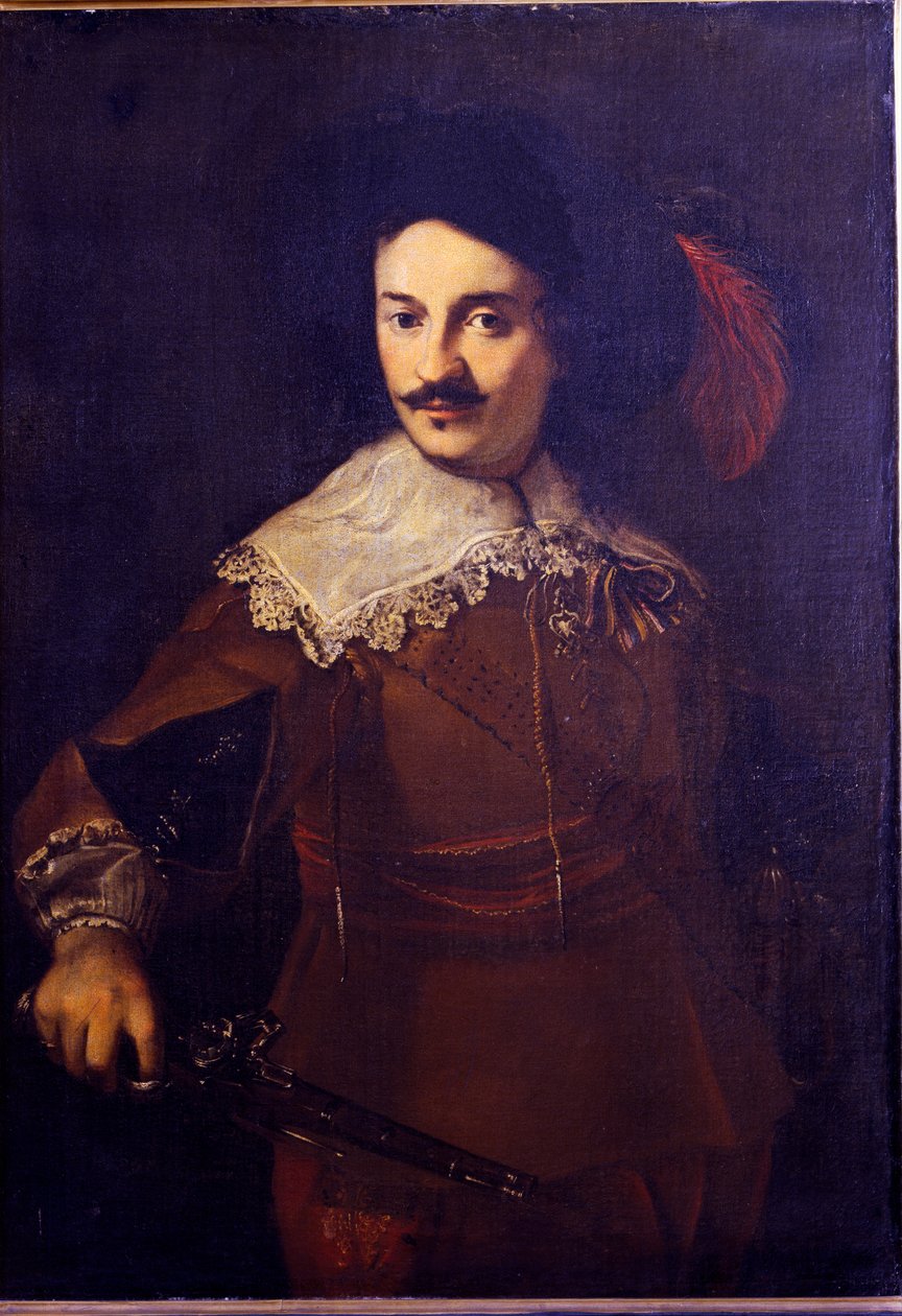 Autoportrait avec un pistolet, vers 1610 - Ventura di Arcangelo Salimbeni