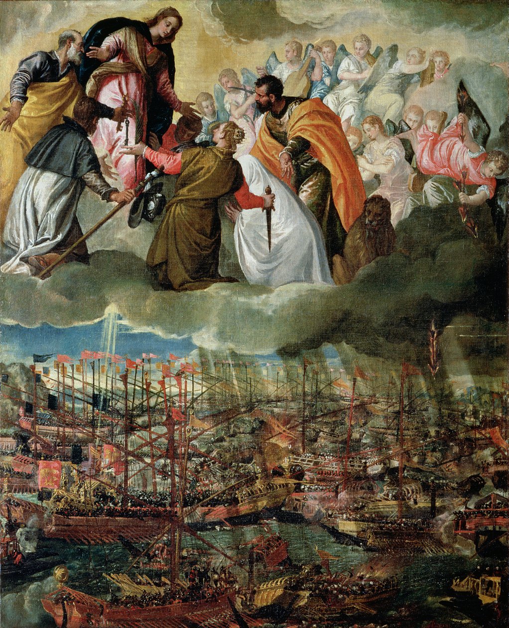 Allégorie de la bataille de Lépante, 7 octobre 1571 - Paolo Veronese